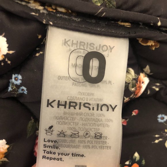 AUTHENTIC Elegant KHRISJOY Quilted Puffed Jacket: Size L - Picture 12 of 16